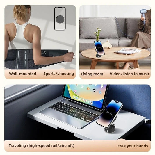 Ultra Magnetic Rotation Car Mount Dashboard Bracket 360 Degree Vacuum Suction Cup GPS Navigation Stand Mobile Phone Holder