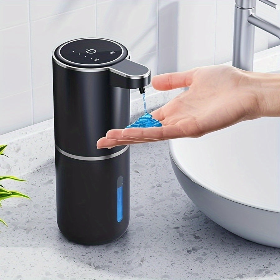 380ml Automatic Soap Dispenser with Touch Sensor - -Powered Wall-Mounted Hand Soap Dispenser, Battery, 1.5A Fast Charging