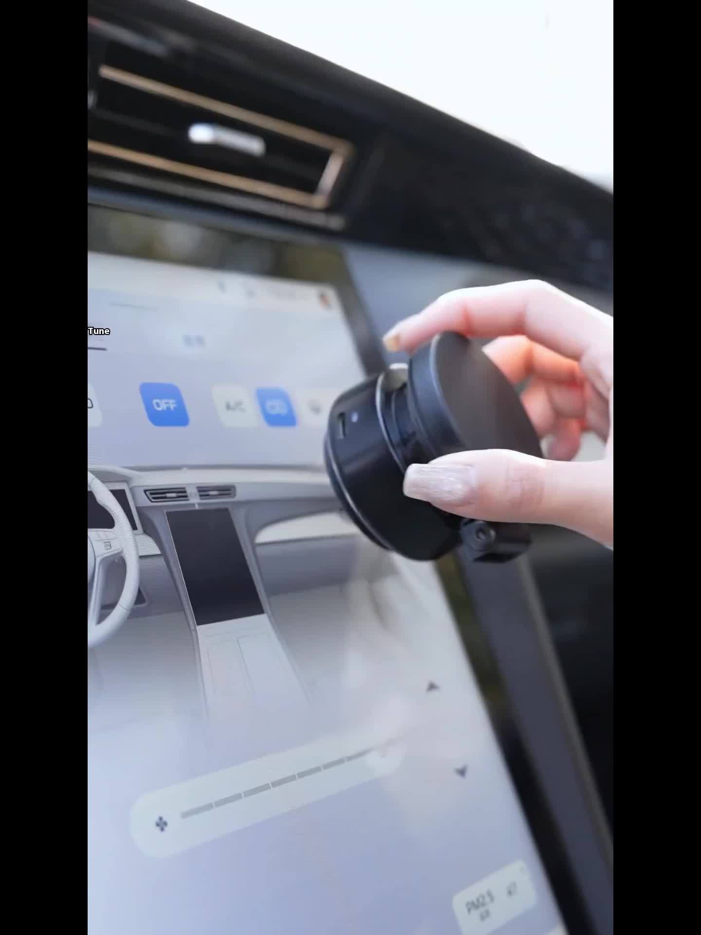 Upgraded Magnetic Phone Holder with 360° Rotation & Retractable Design - Strong Suction Cup, Adjustable Wall Mount for Car, Gym, Desk Car Phone Holder