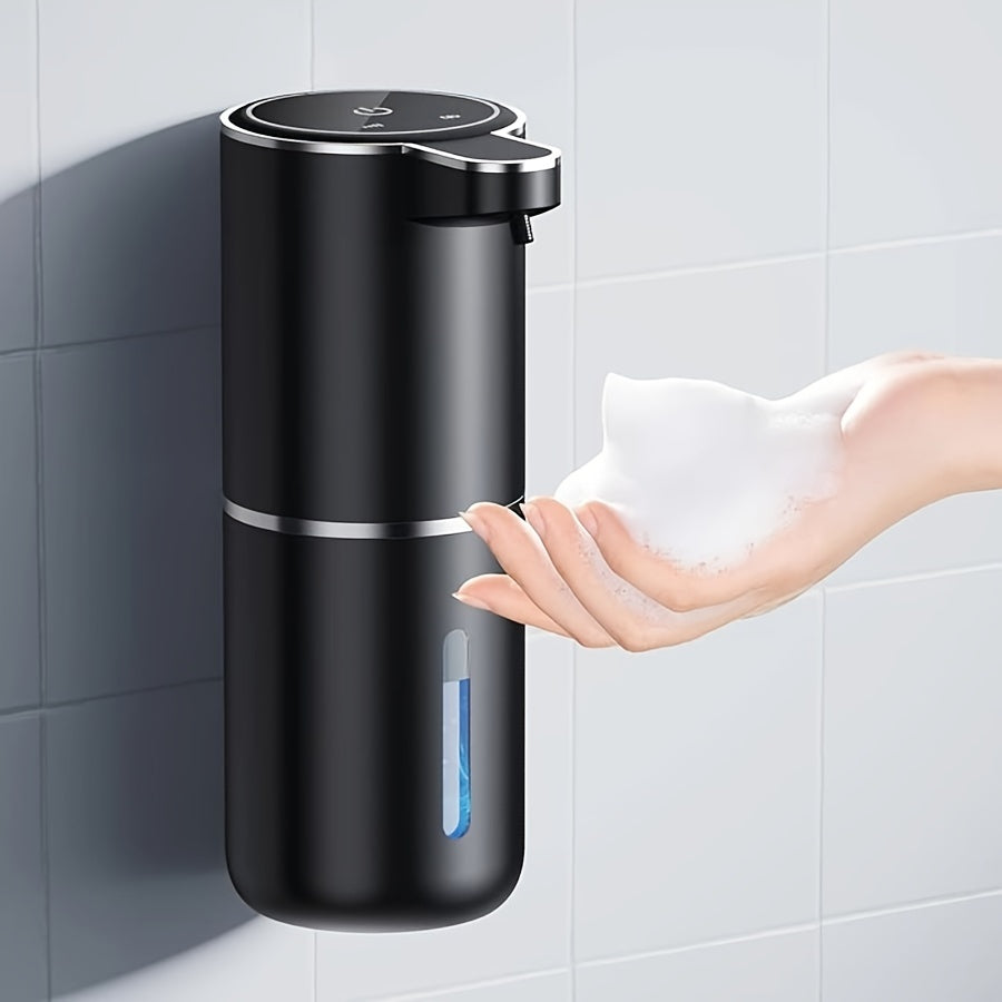 380ml Automatic Soap Dispenser with Touch Sensor - -Powered Wall-Mounted Hand Soap Dispenser, Battery, 1.5A Fast Charging