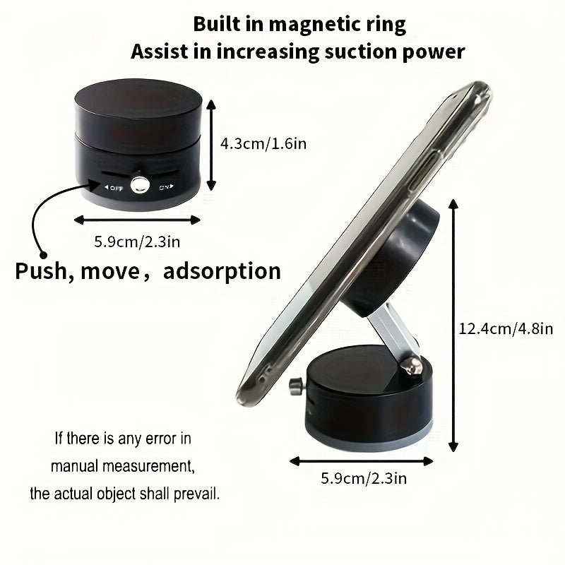 Home and Car Dual-Purpose Magnetic Phone Holder, Foldable Portable Multi-Function Stand with 2 Color Options