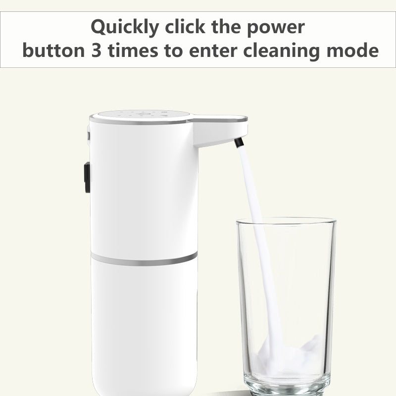 380ml Automatic Soap Dispenser with Touch Sensor - -Powered Wall-Mounted Hand Soap Dispenser, Battery, 1.5A Fast Charging