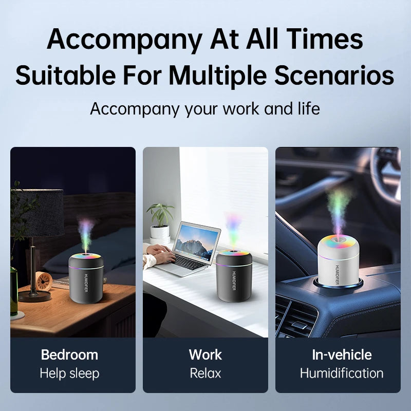 Silent Ultrasonic Portable Aroma Diffuser