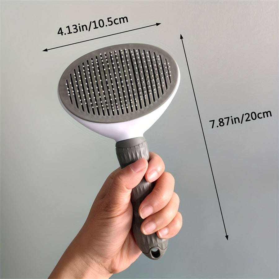 New Shedding Brush For Dogs and Cats, Self Cleaning Pet Brush For Grooming Long Short Haired Dogs and Cats.