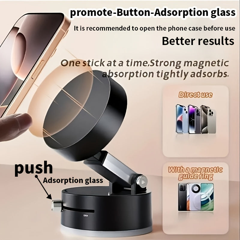 Home and Car Dual-Purpose Magnetic Phone Holder, Foldable Portable Multi-Function Stand with 2 Color Options