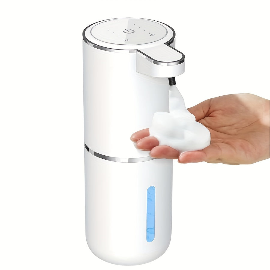 380ml Automatic Soap Dispenser with Touch Sensor - -Powered Wall-Mounted Hand Soap Dispenser, Battery, 1.5A Fast Charging